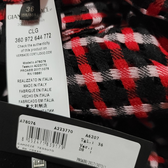Versace Shirt-Blouse size 36 - Picture 8 of 8